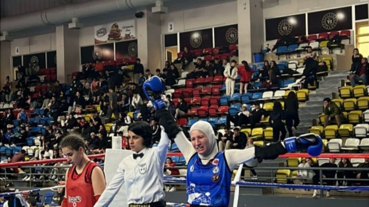 Zonguldaklı sporcu Muay-Tai yarışmasında birinci oldu