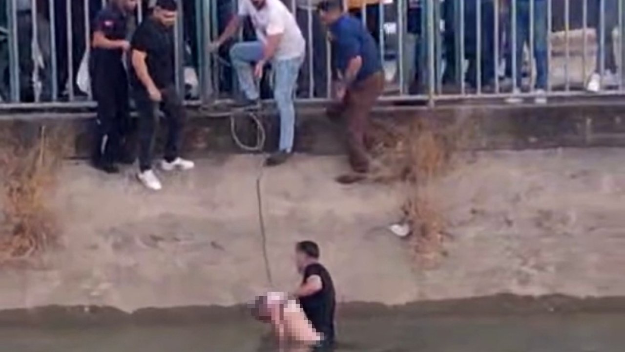 Sulama kanalına düşen şahıs hayatını kaybetti