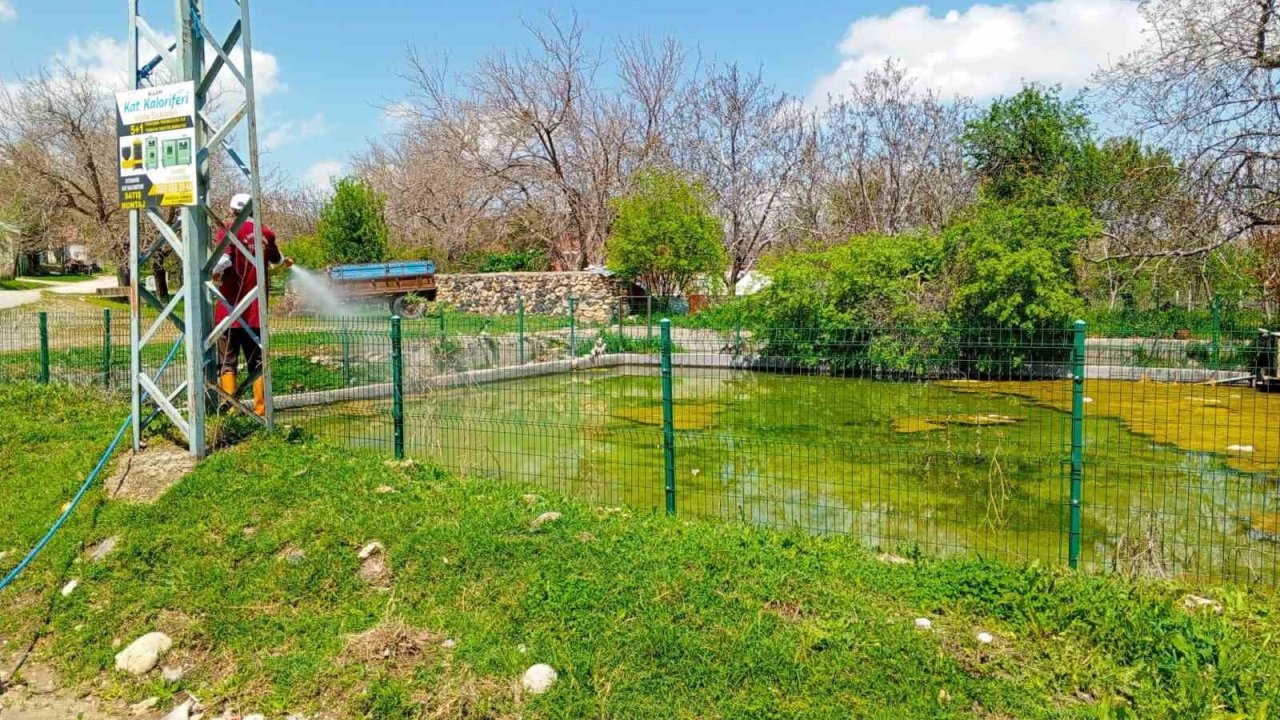 Elazığ’da larva ilaçlama çalışmaları sürüyor