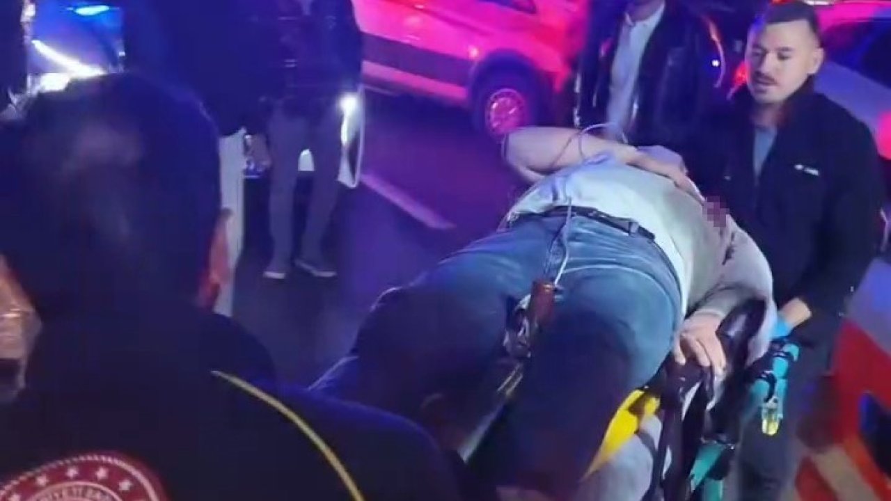 Kazada araçta sıkışan sürücü böyle kurtarıldı