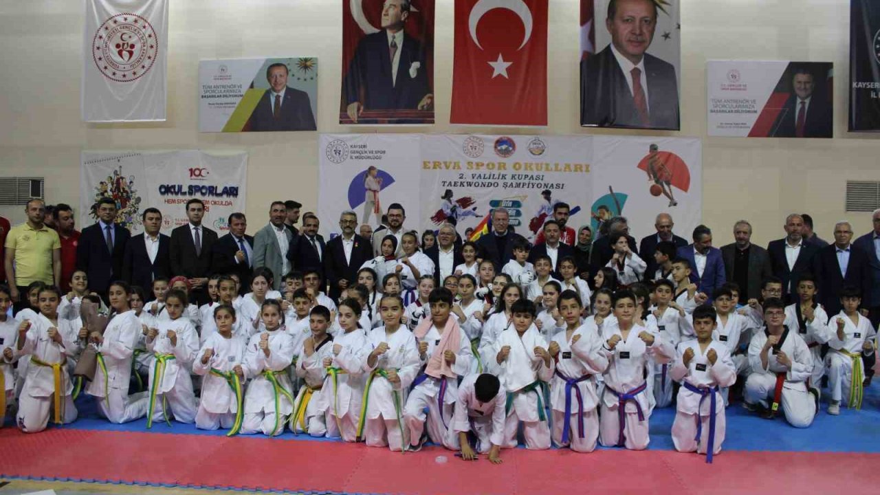 Erva Spor Okulları 2. Valilik Kupası Taekwondo Şampiyonası yapıldı