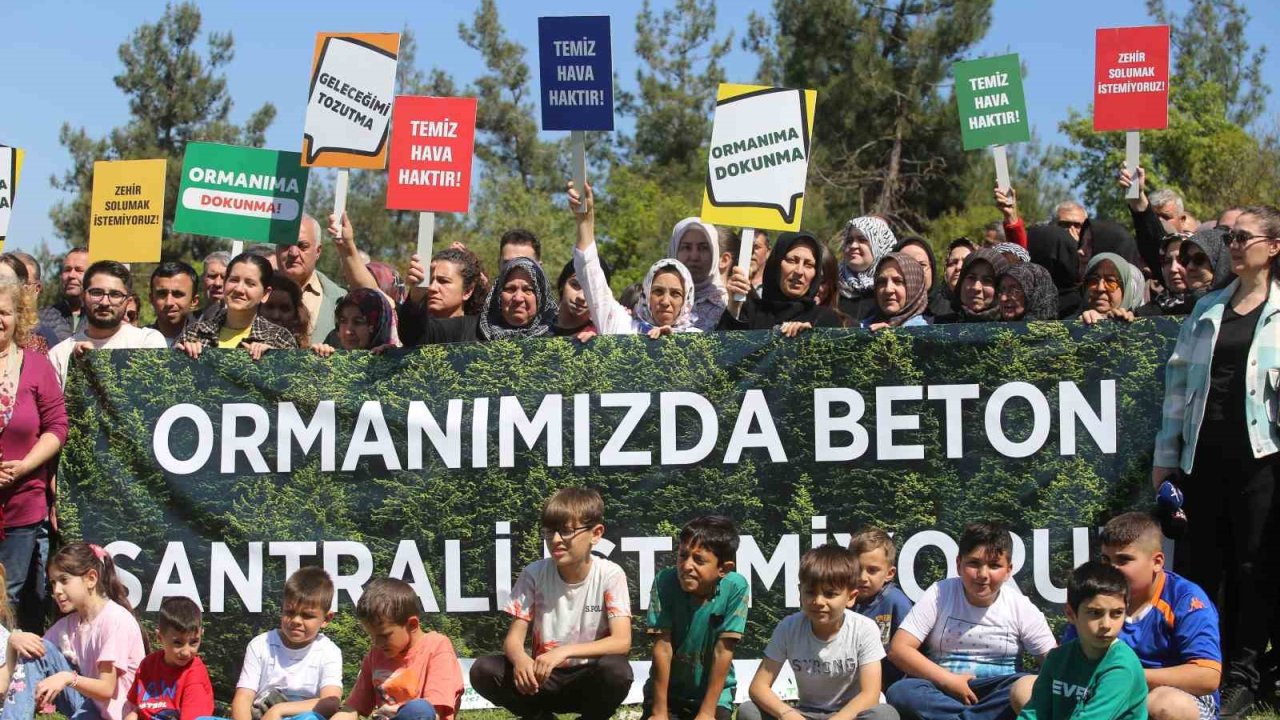 Bursa’da köylüler beton santrali için ayakta