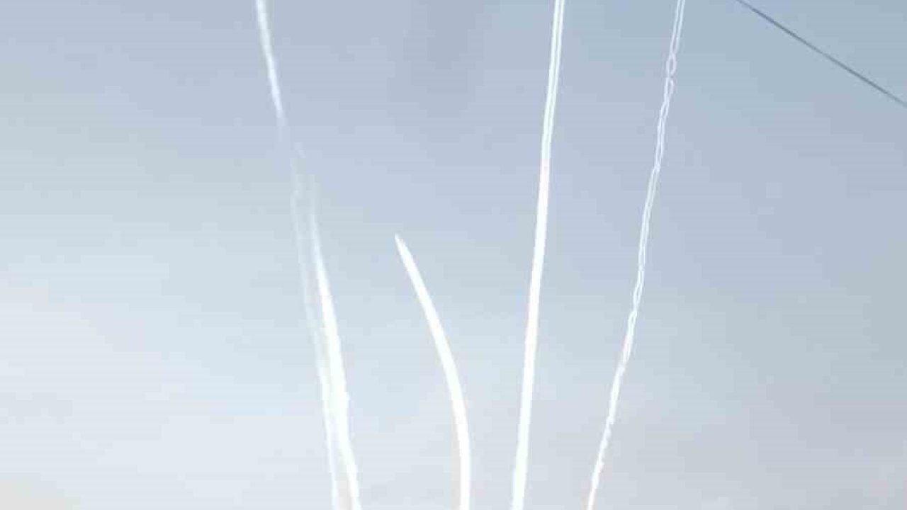 Bartın semalarında ilginç görüntü