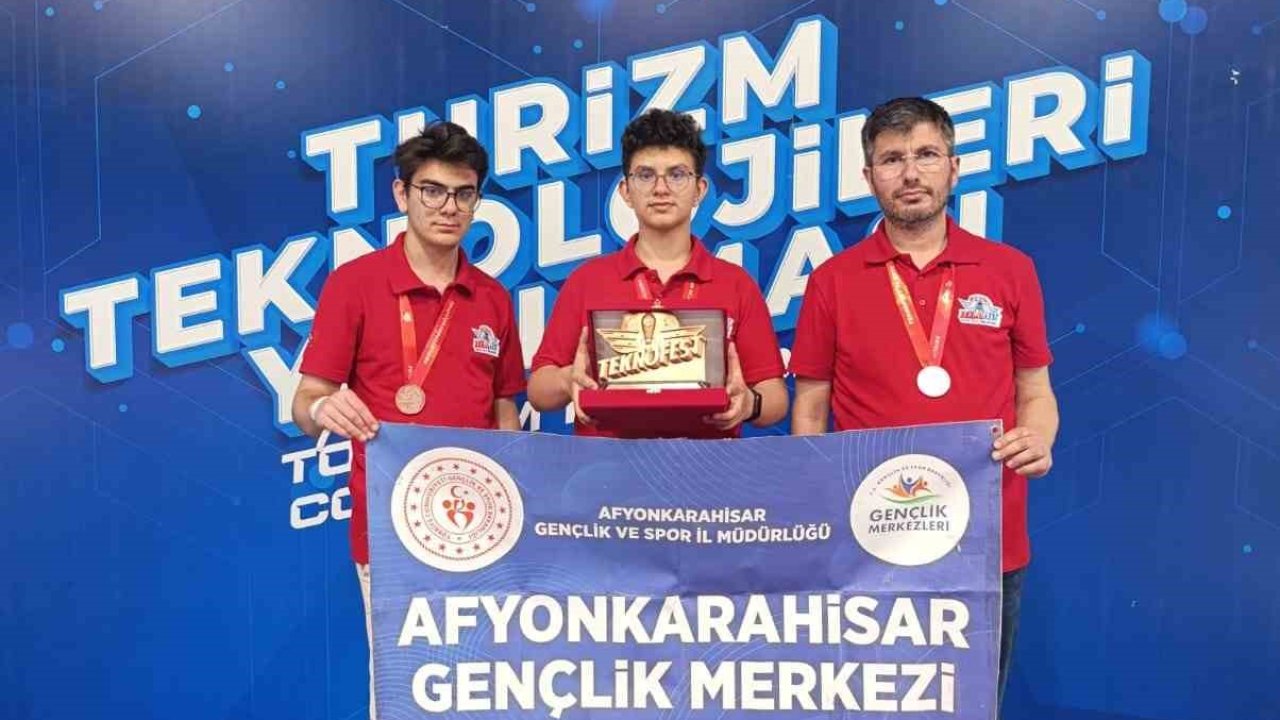 Afyonkarahisarlı Gençler TEKNOFEST KKTC 2025’te Türkiye üçüncüsü oldu