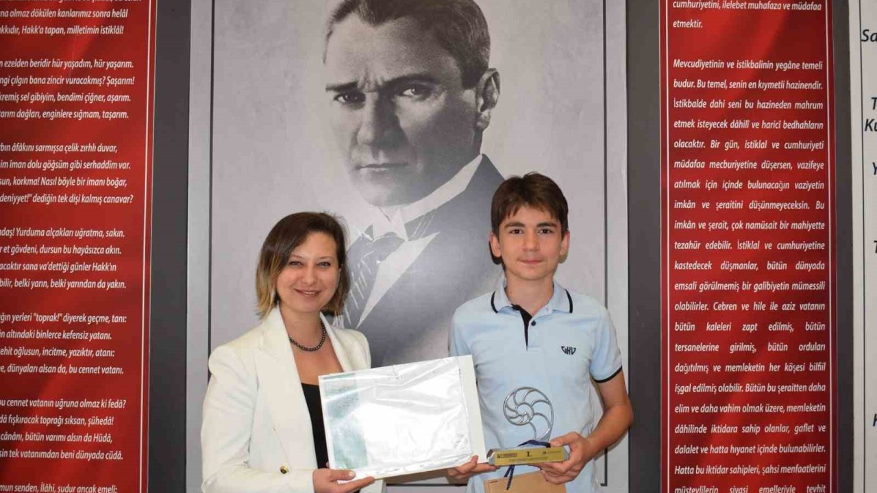 GKV’li Faruk Çalışkan, Fibonacci Matematik Olimpiyatları Şampiyonu