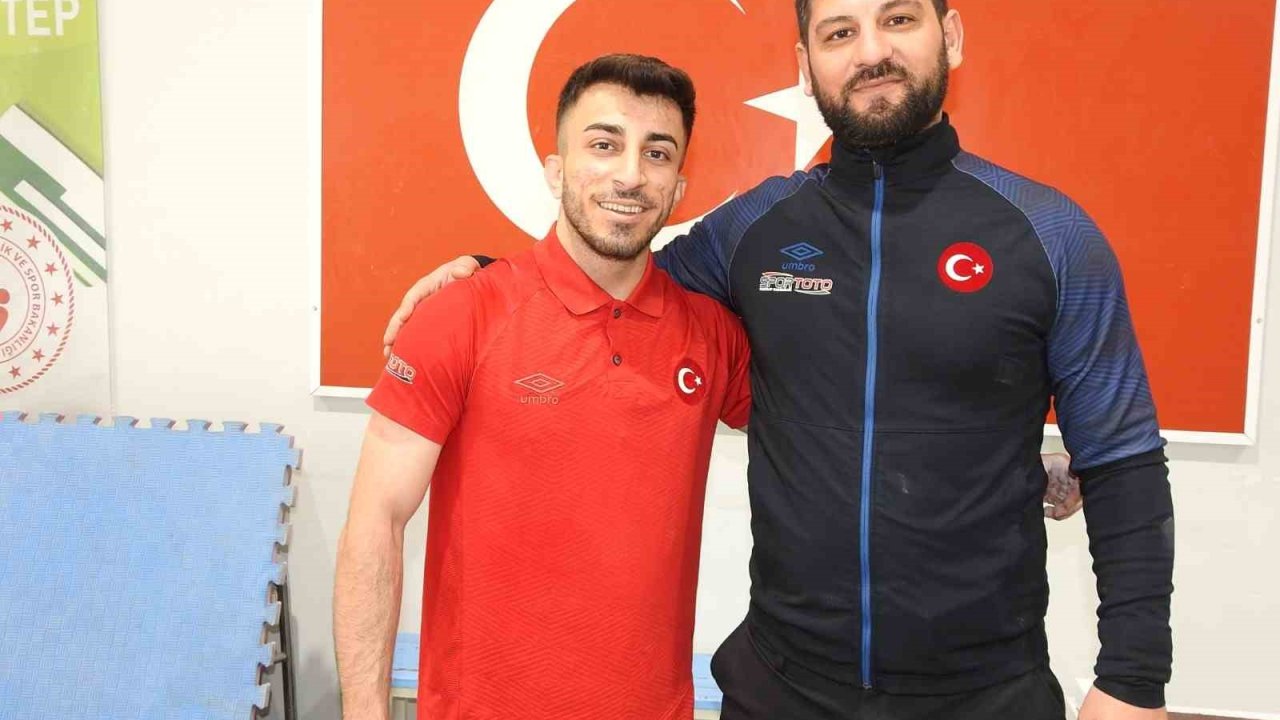 Avrupa şampiyonu milli halterci Harun Algül’ün hedefi olimpiyat madalyası