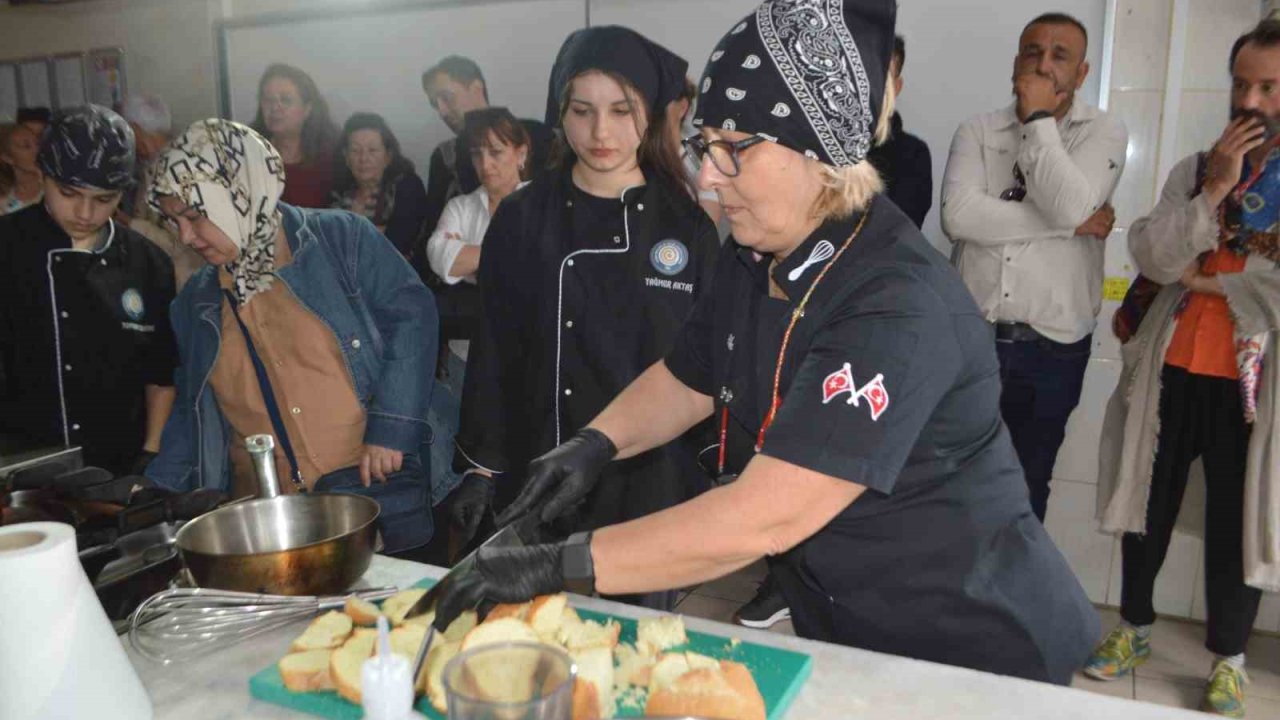 Ayvalık’ta "Sıfır Atık Mutfak" projesi ev ekonomilerine destek olacak