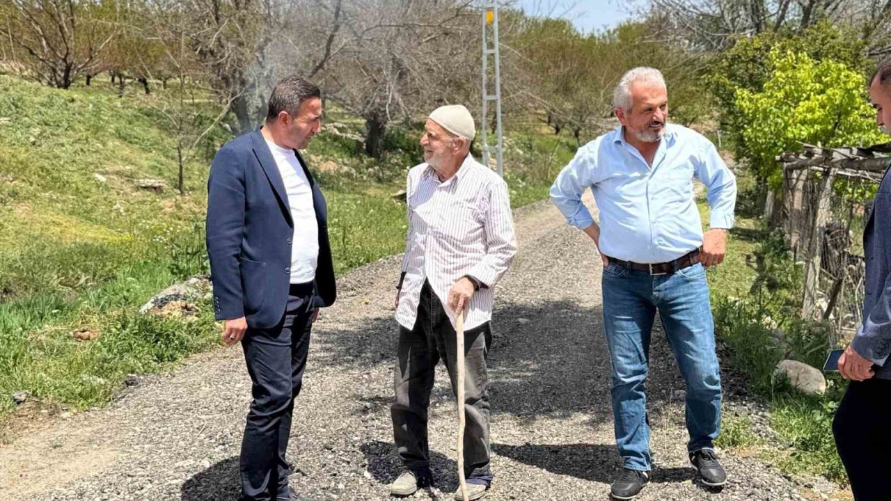 Başkan Ulutaş yol çalışmalarını inceledi