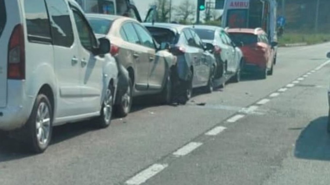 Giresun’da zincirleme trafik Kazası: 2 yaralı