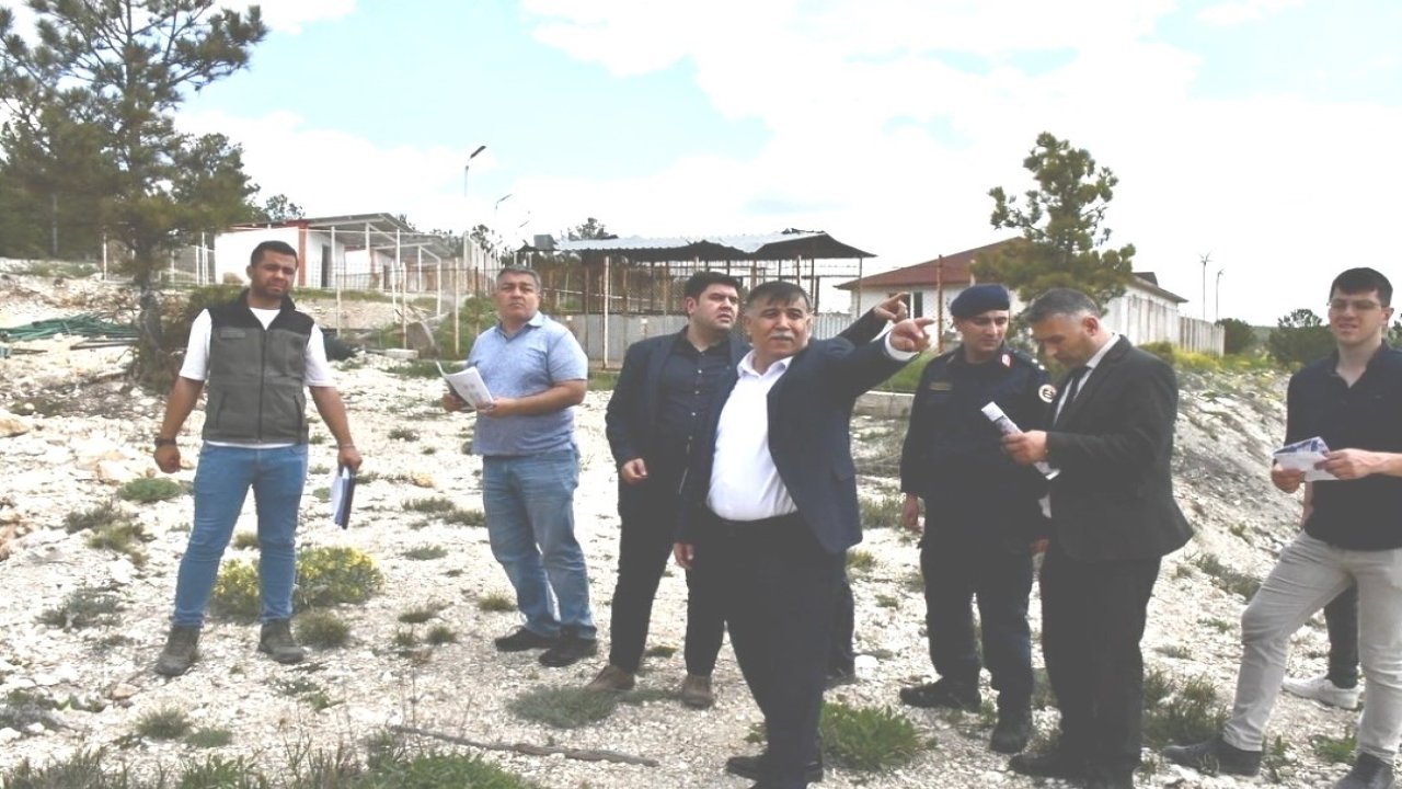 Emet’te hayvan barınağı yapım çalışmaları