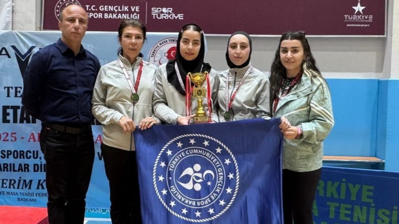 Elazığ masa tenisinde 1. Lige yükseldi