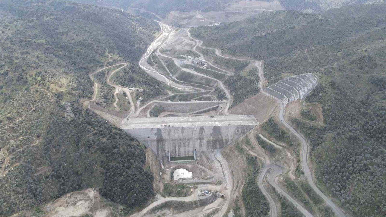 Söke Sarıçay Barajı’nda çalışmalar sürüyor