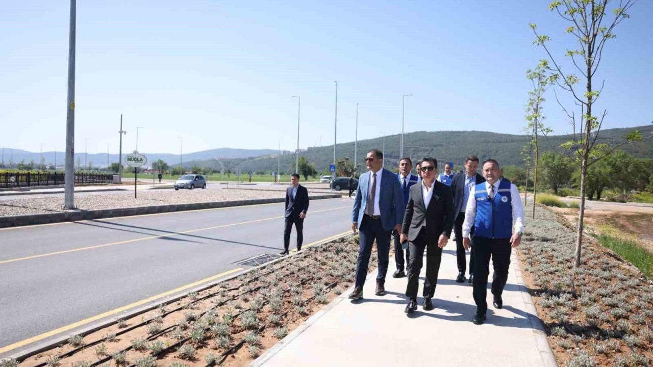 Başkan Aras, tamamlanan yol çalışmalarını inceledi