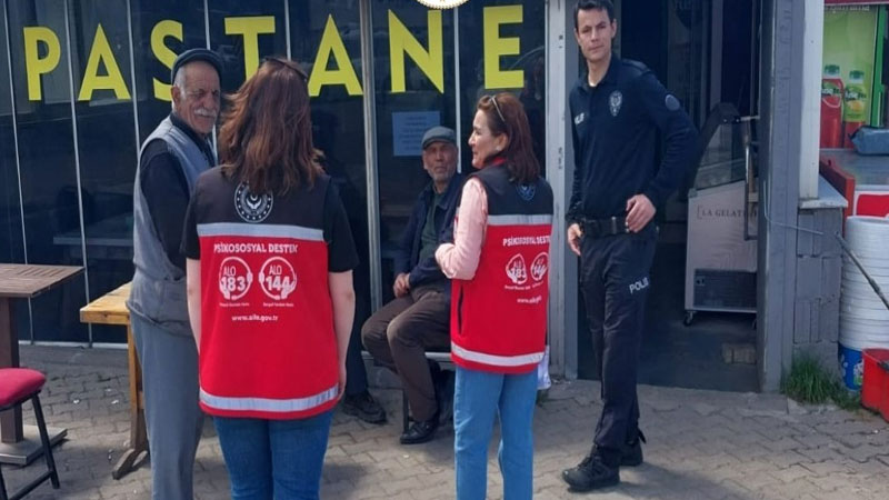Kars'ta Esnafa “Kadına El Kalkamaz” Bilgilendirmesi