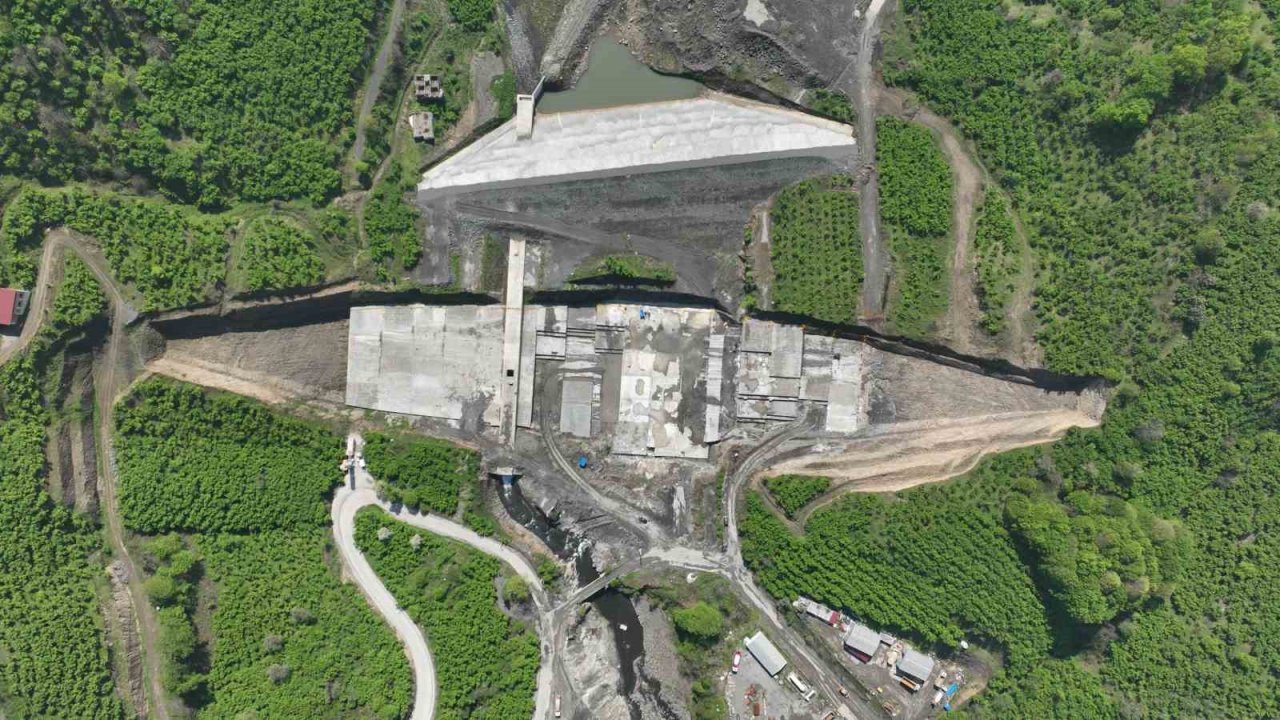 Salıpazarı Barajı inşaatı devam ediyor