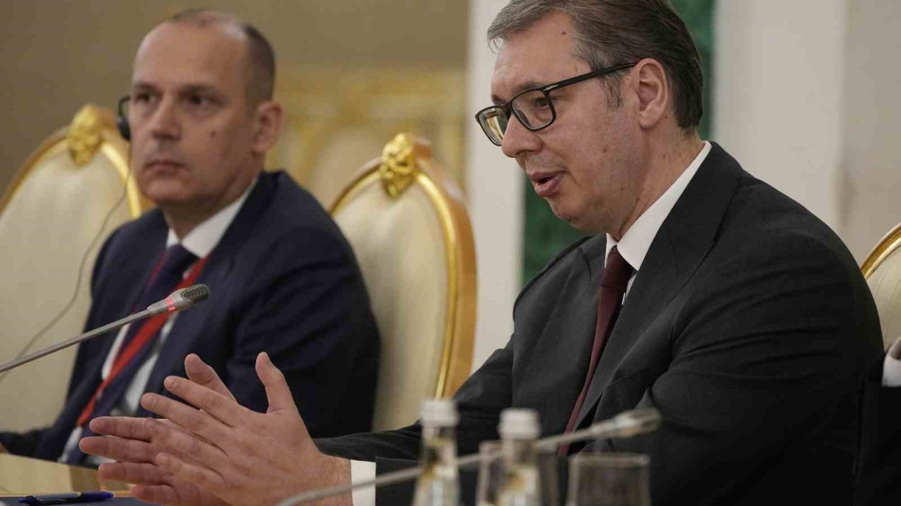 Putin, Sırbistan Cumhurbaşkanı Vucic ile görüştü