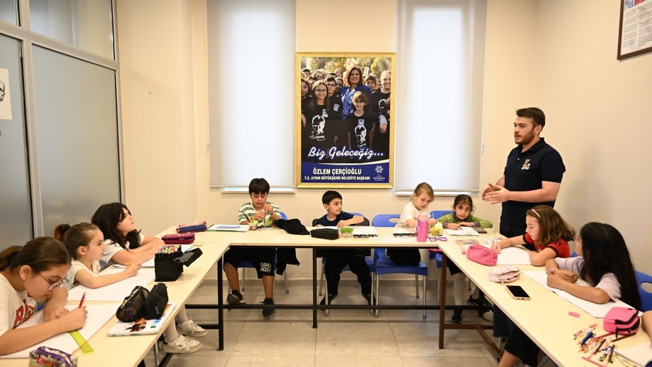 Geleceğin ressamları Aydın’da yetişiyor