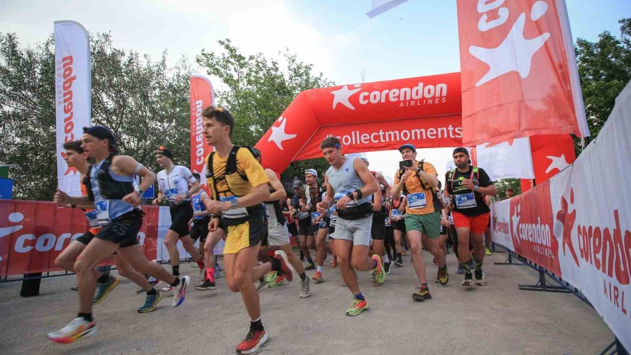 Kemer’de 11. Kez düzenlenen zorlu yüksek dağ koşusu rekorlarla sona erdi