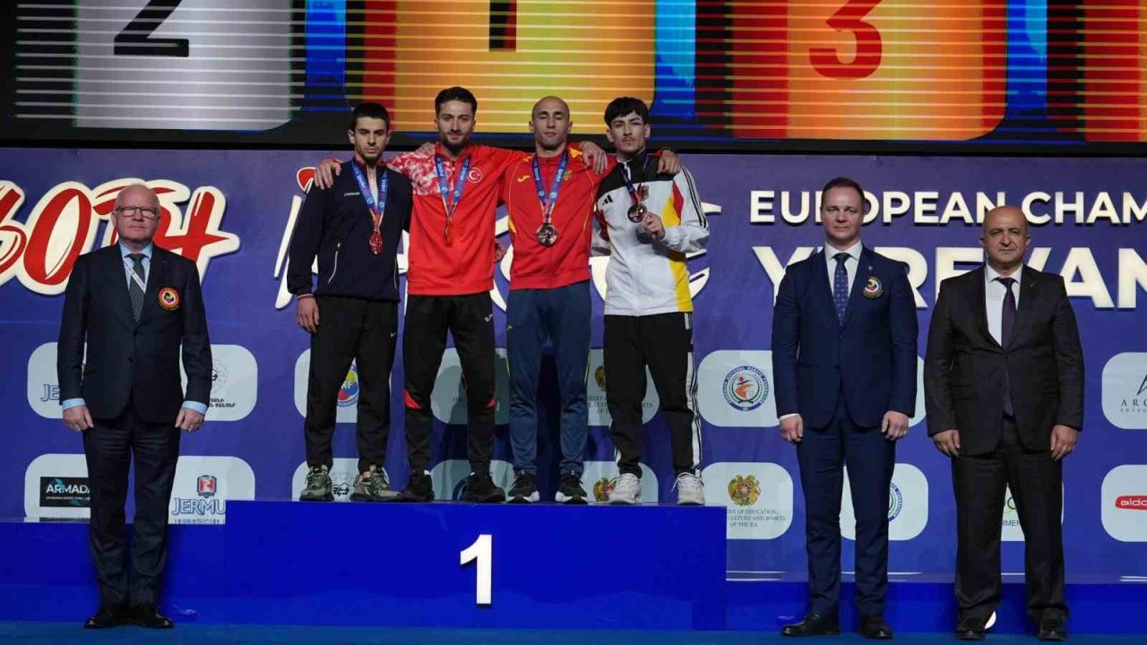 Avrupa Büyükler Karate Şampiyonası’nda millilerden 2 altın, 1 bronz madalya