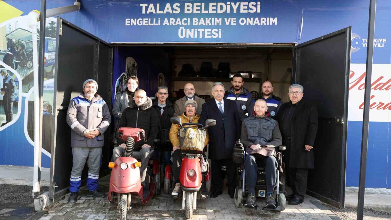 Talas’ta engellilerin yüzünü güldüren tesis