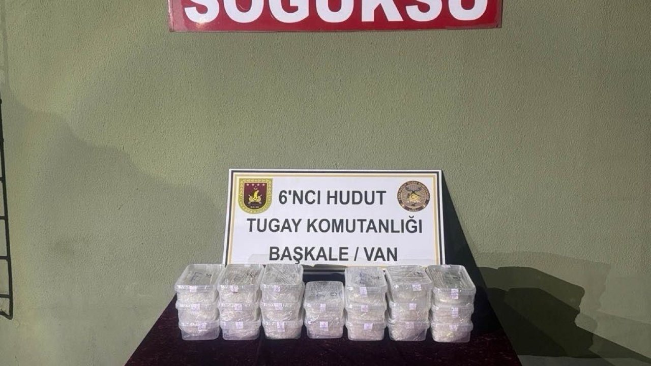 Van’da 22 kilo 277 gram uyuşturucu ele geçirildi