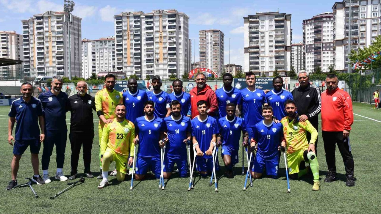 Şahinbey Ampute şampiyonluğa koşuyor: 7-1