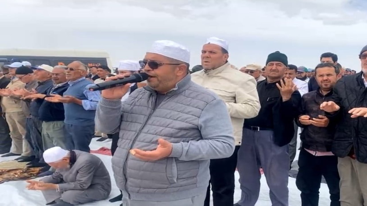 Karapınar’da yağmur duası yapıldı