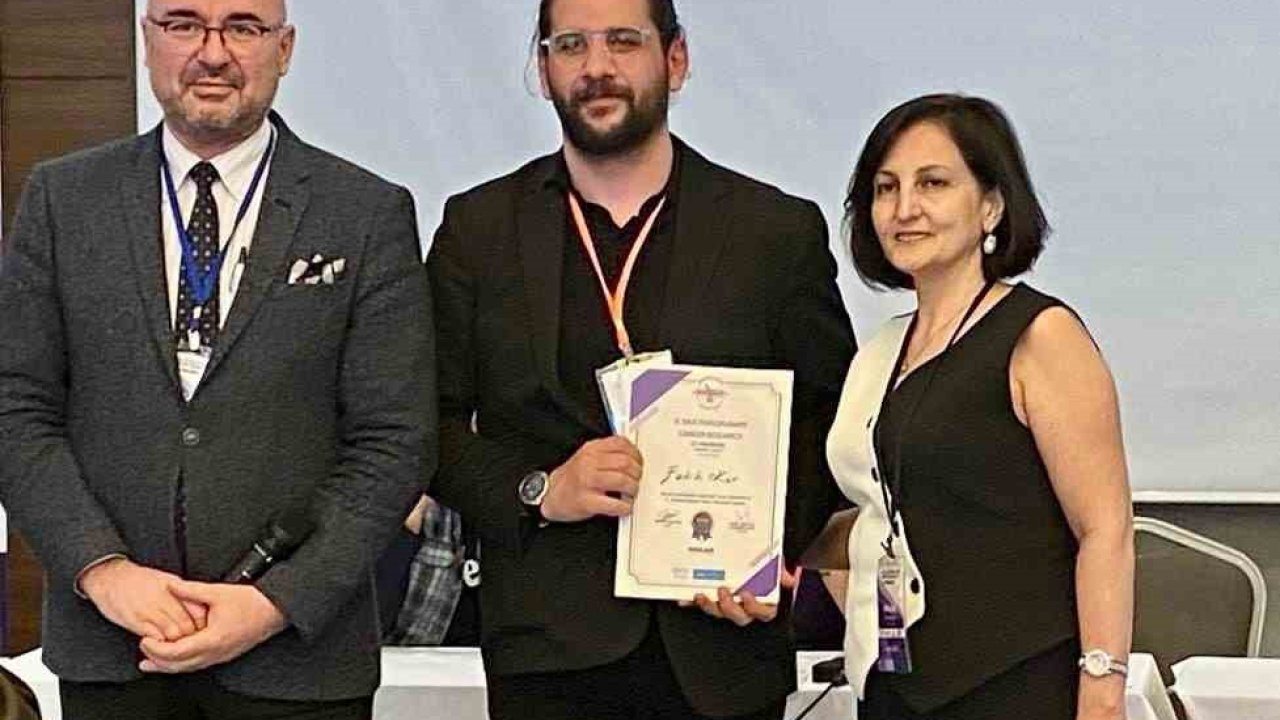 Doç. Dr. Fatih Kar’a "Genç Kanser Araştırmacı Ödülü"