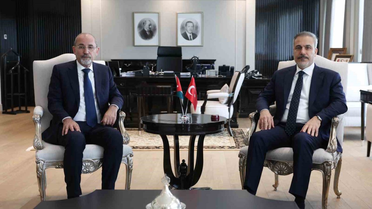 Dışişleri Bakanı Fidan, Ürdünlü mevkidaşı Safedi ile bir araya geldi