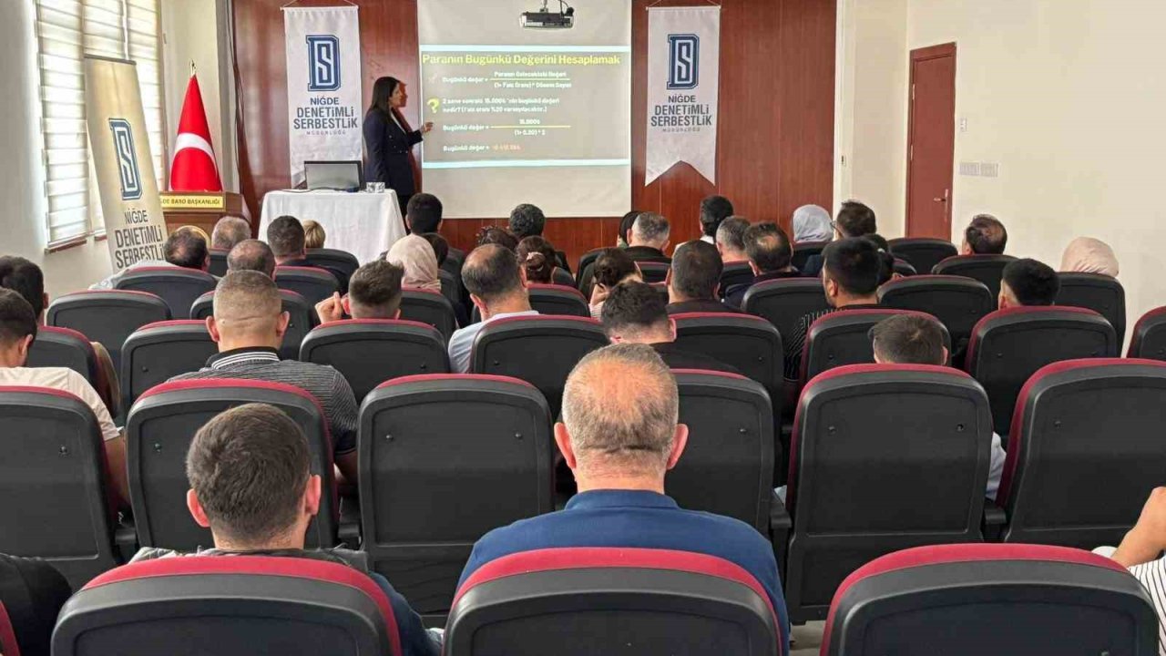 Niğde’de Denetimli Serbestlik yükümlülerine finansal okuryazarlık eğitimi