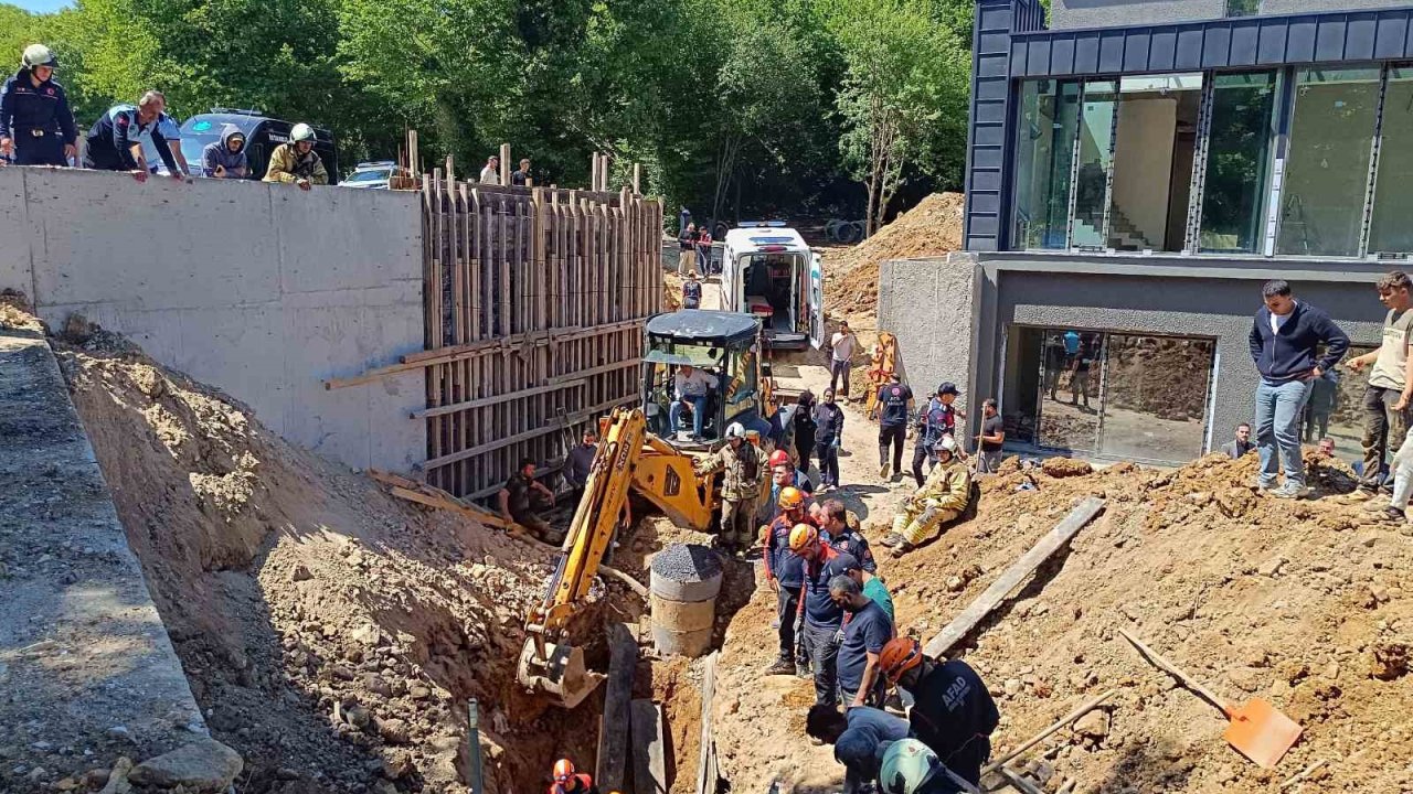 Çekmeköy’de inşaat alanında göçük: 1 işçi hayatını kaybetti