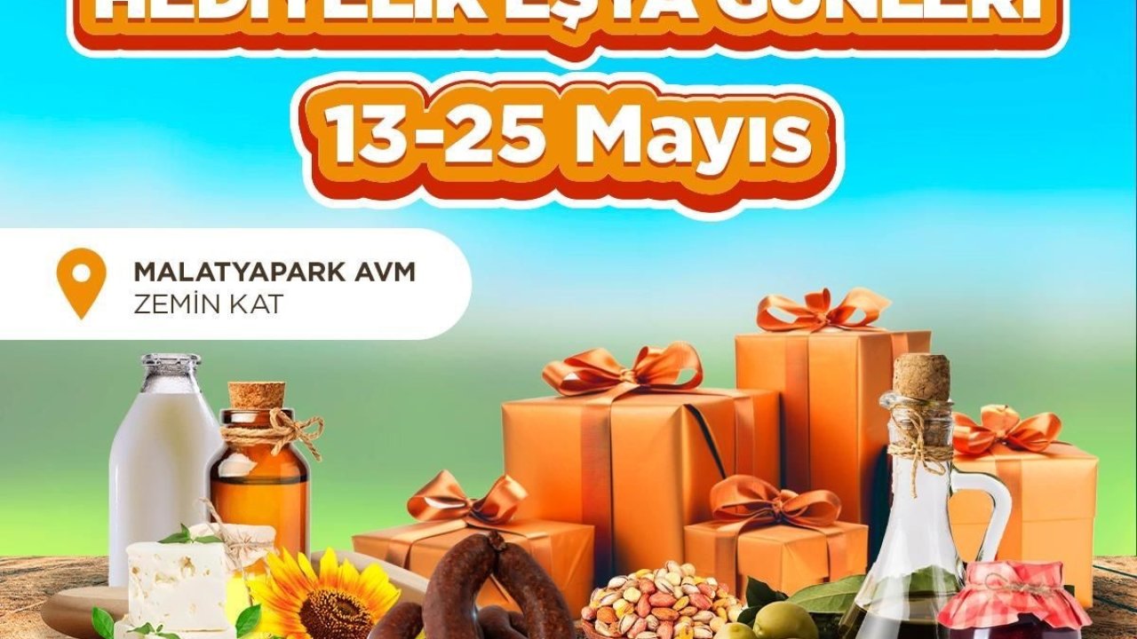 Yöresel tatlar ve el emeği ürünler 7. kez Malatyapark’ta