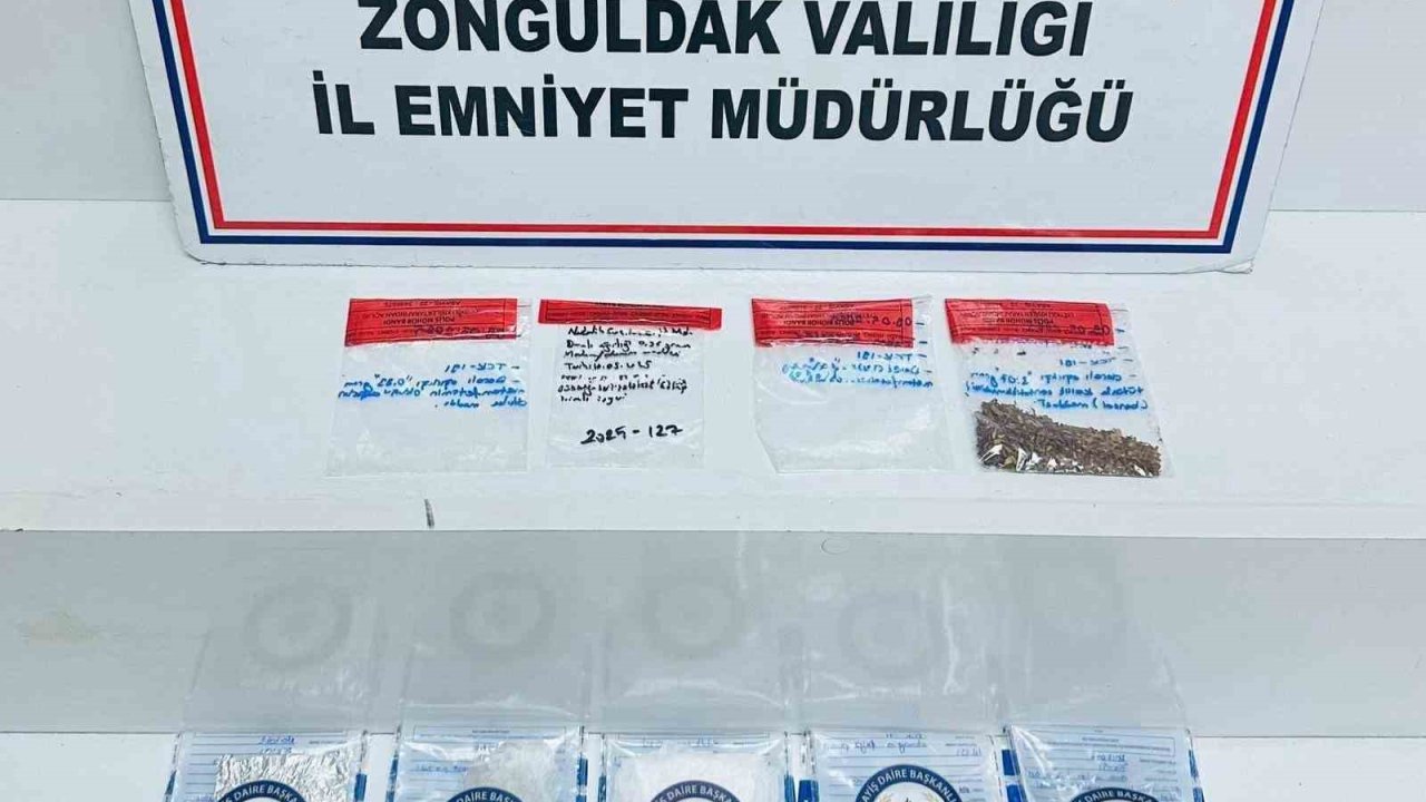 Zonguldak’ta narkotik operasyonunda 5 tutuklama