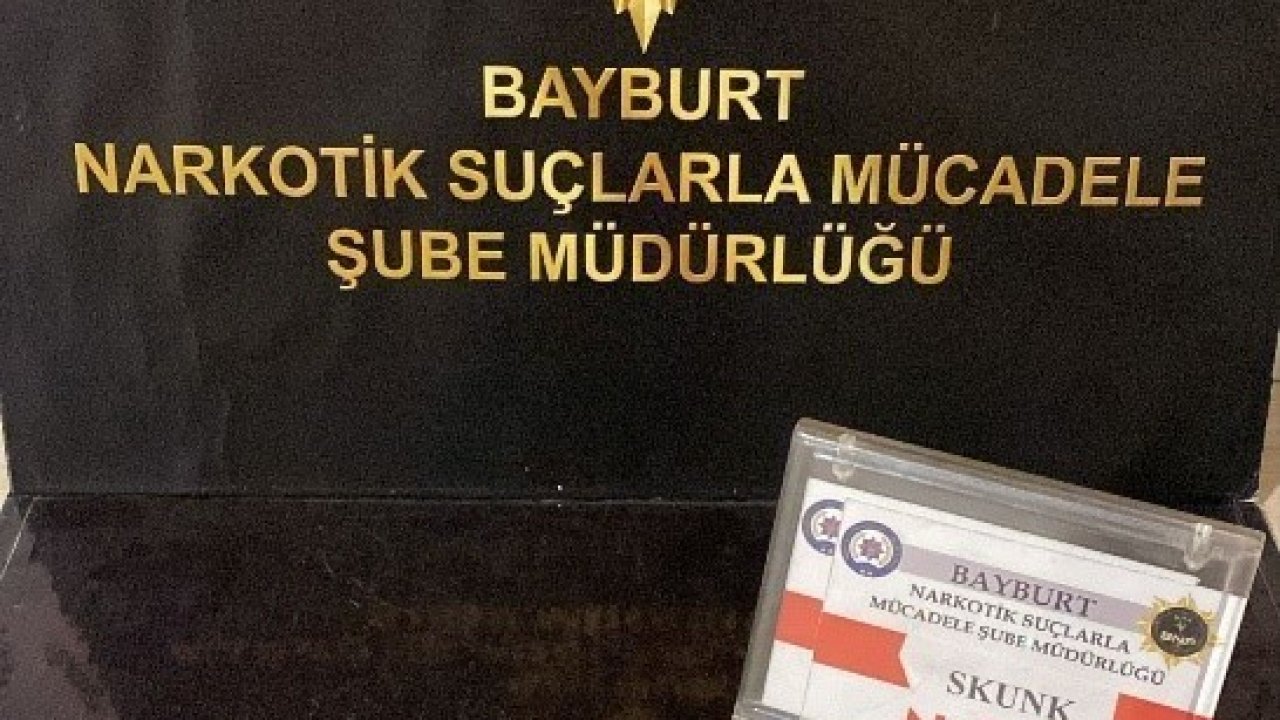 Bayburt’ta 2 şüpheliye uyuşturucu kullanmaktan işlem yapıldı