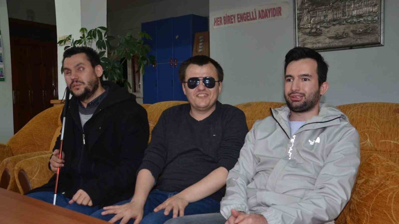 Görme engellilerin banka ve noter çilesi