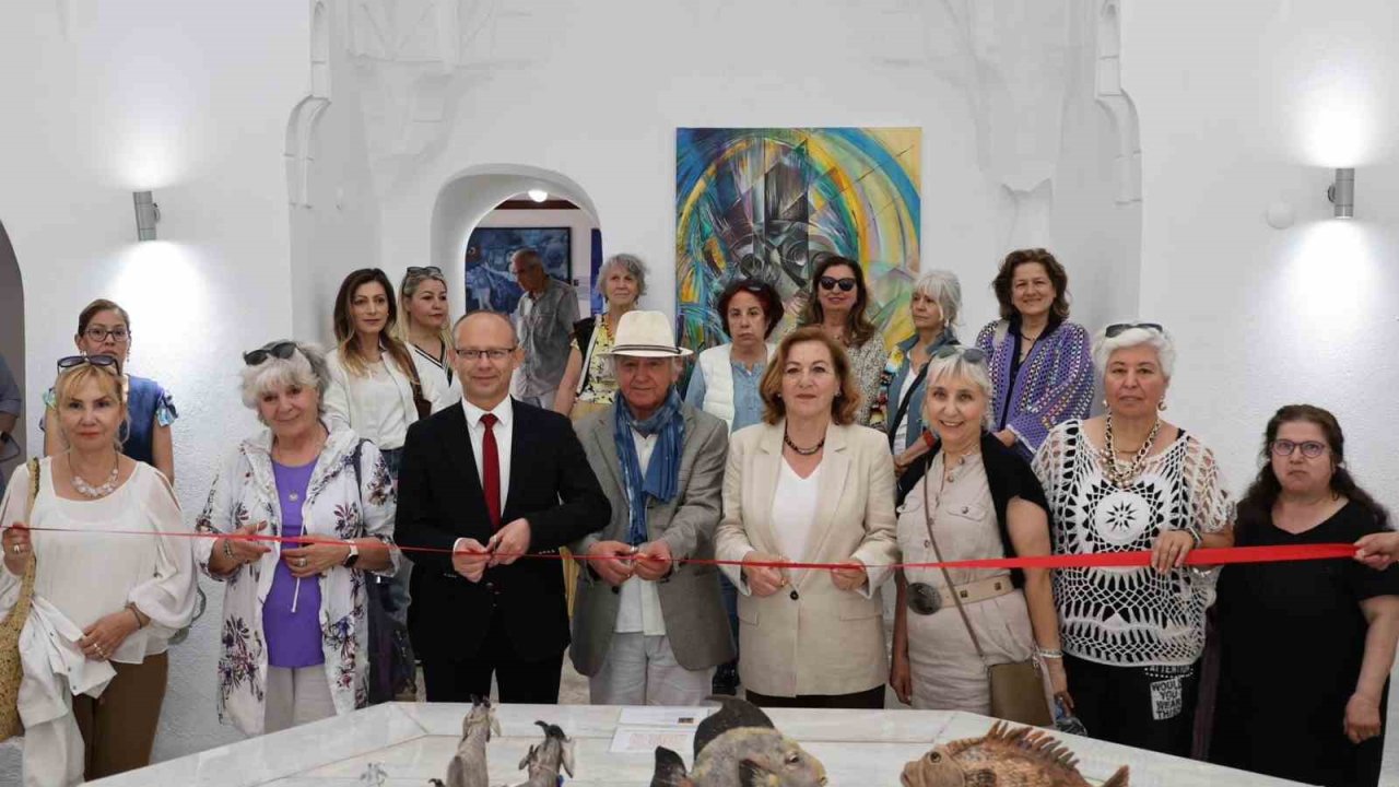 Sanat kardeşliği sergisi Menteşe’de açıldı