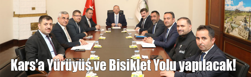 Yürüyüş ve Bisiklet Yolu Projesi İçin Hazırlık Toplantısı Yapıldı