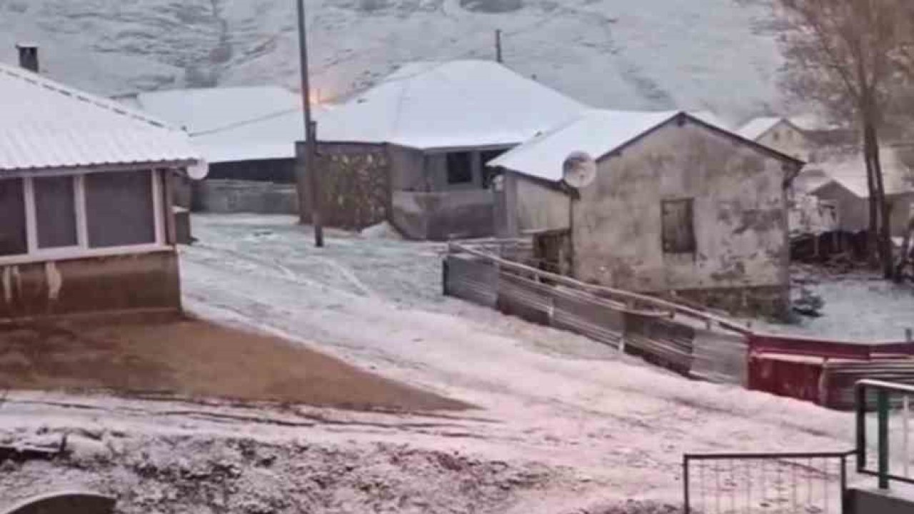 Balahor Yaylası’nda Mayıs ayında kar süprizi