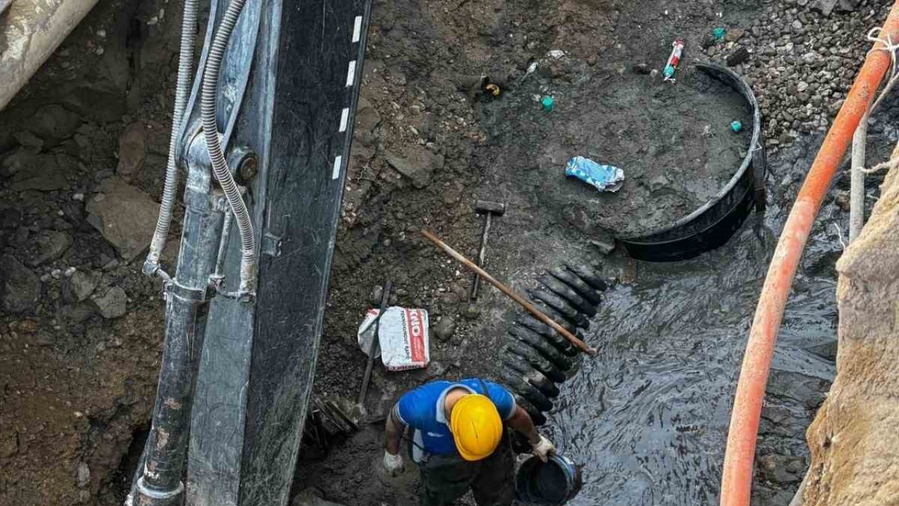 ASAT zarar gören kollektör hatlarını tamir etti