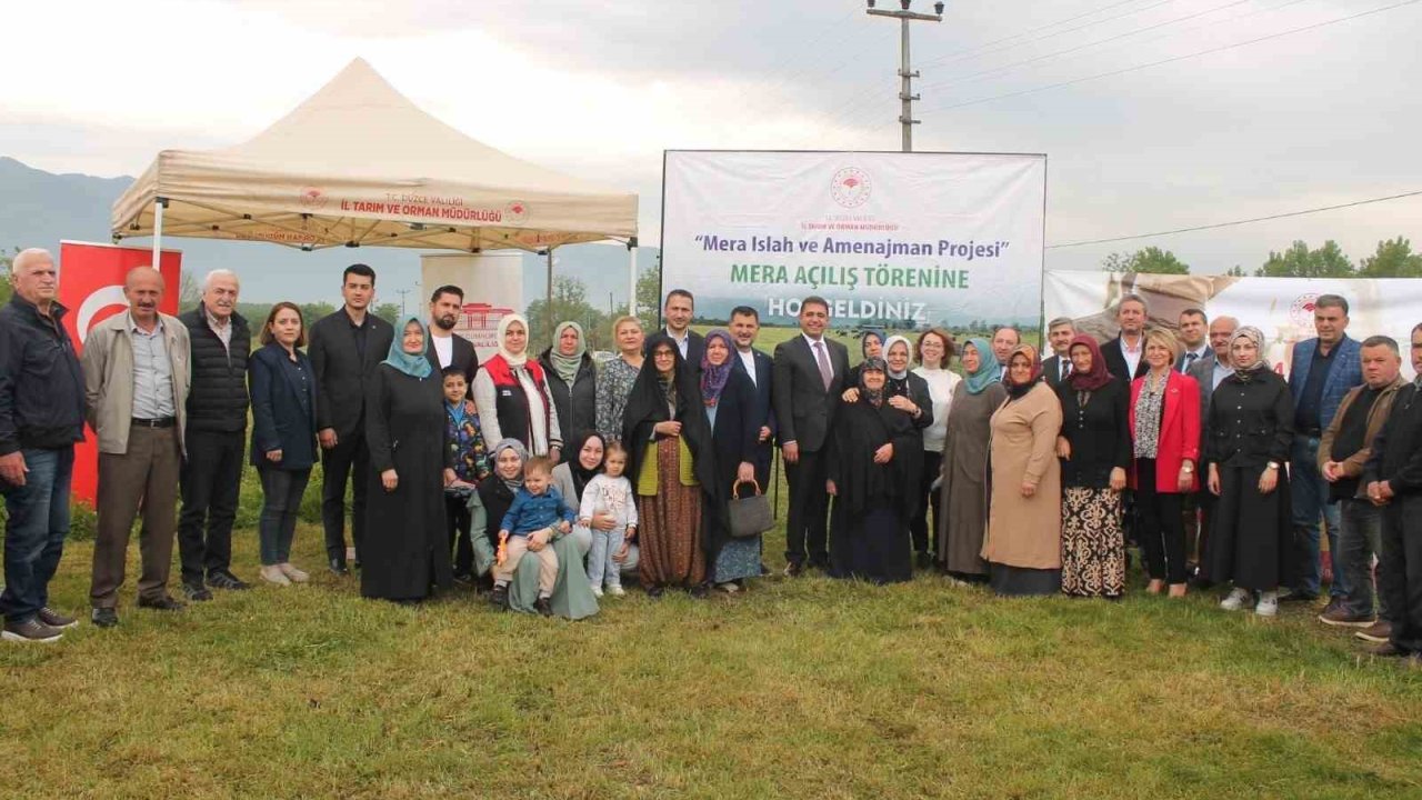 Düzce’de ıslahı tamamlanan meralar hizmete açıldı