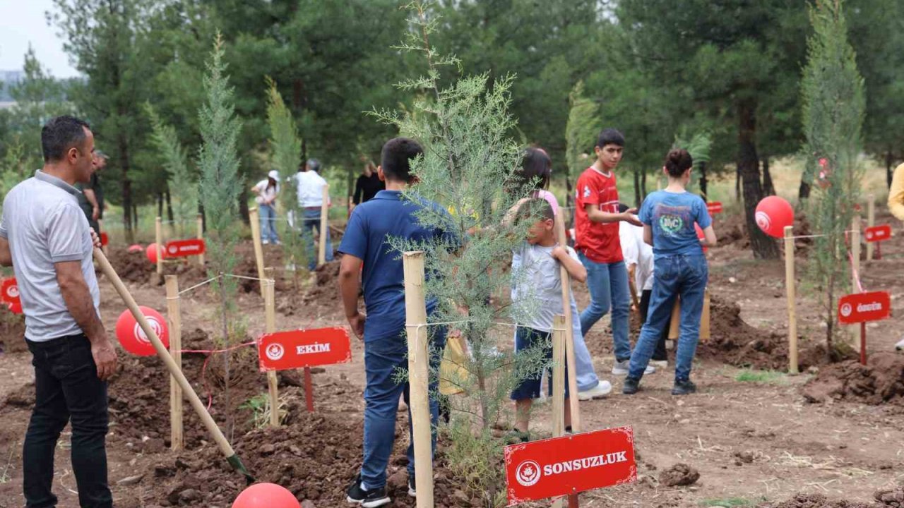 Diyarbakır’da "Koruyucu Aile Hatıra Ormanı" oluşturuldu