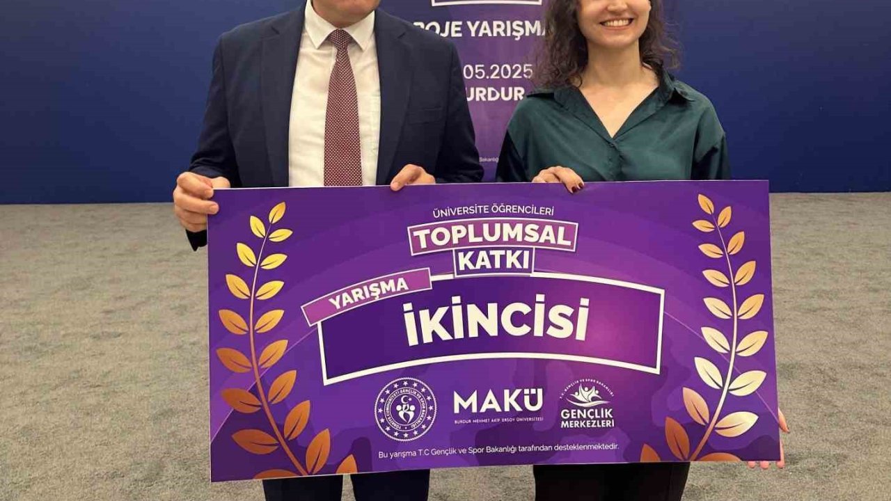 BEUN Lisansüstü Öğrencisi Merve Özçelik’in Yüksek Lisans Tezine ikincilik ödülü