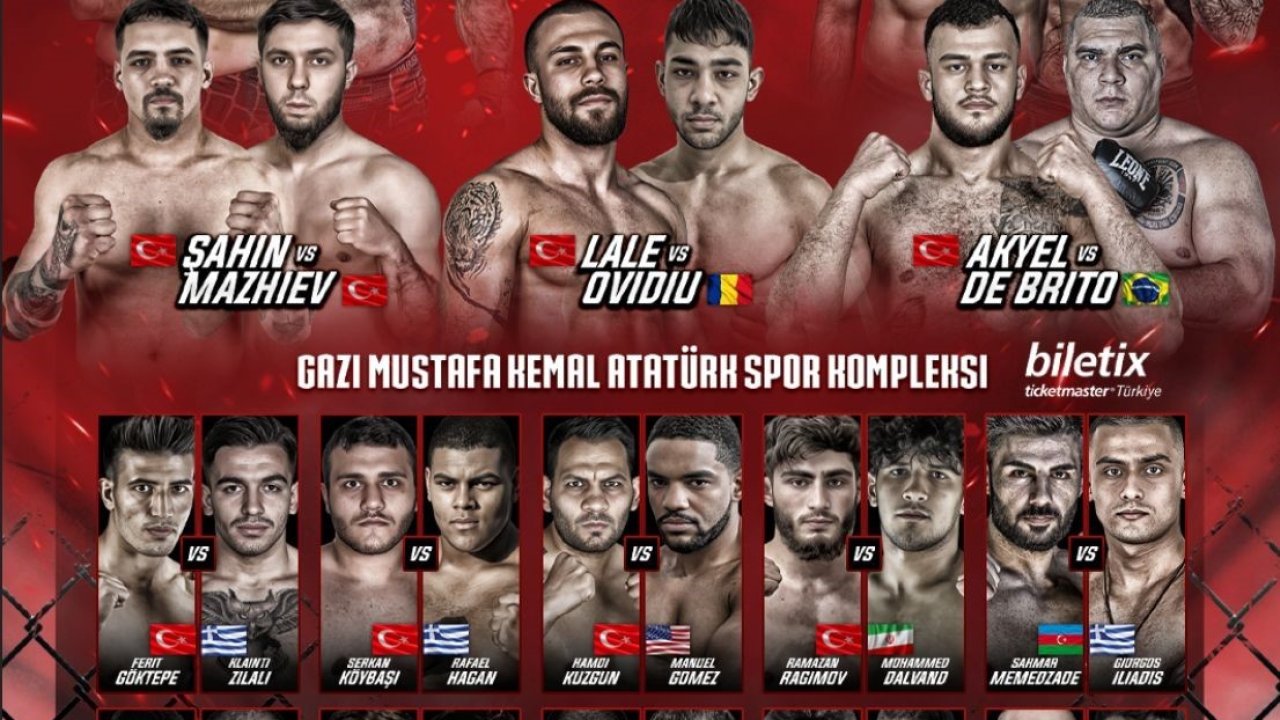 Ankara, Uluslararası MMA Gecesi’ne ev sahipligi yapacak