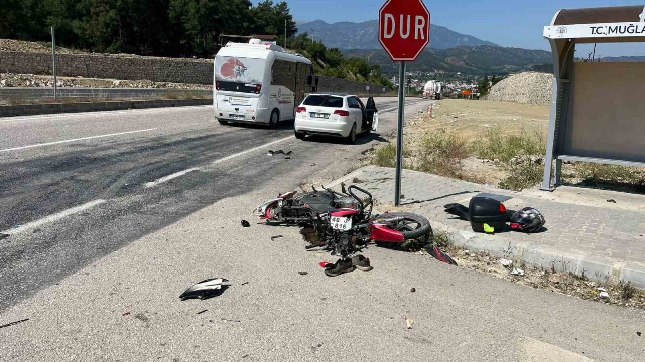 Seydikemer’de motosiklet kazası:1 ölü