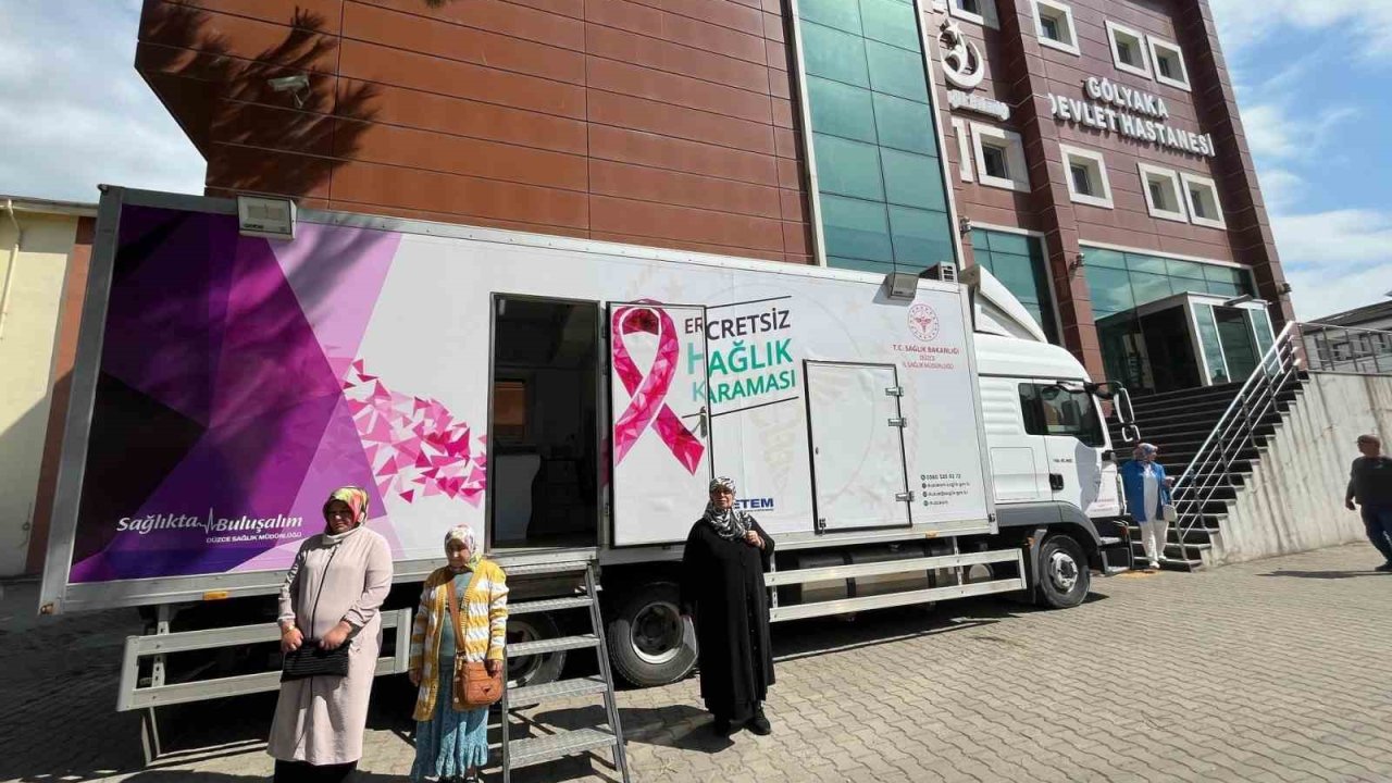 Gölyaka’da kanser taraması yapılıyor