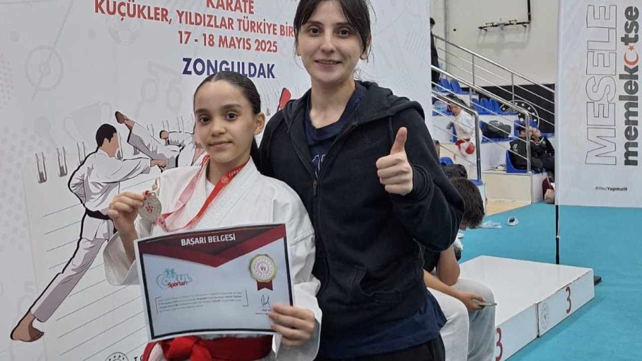 Sarıgül karatede Türkiye ikincisi oldu