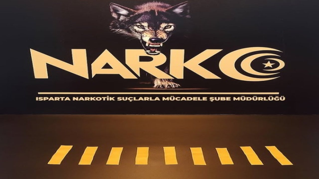 Isparta’da uyuşturucu operasyonu: 1 gözaltı