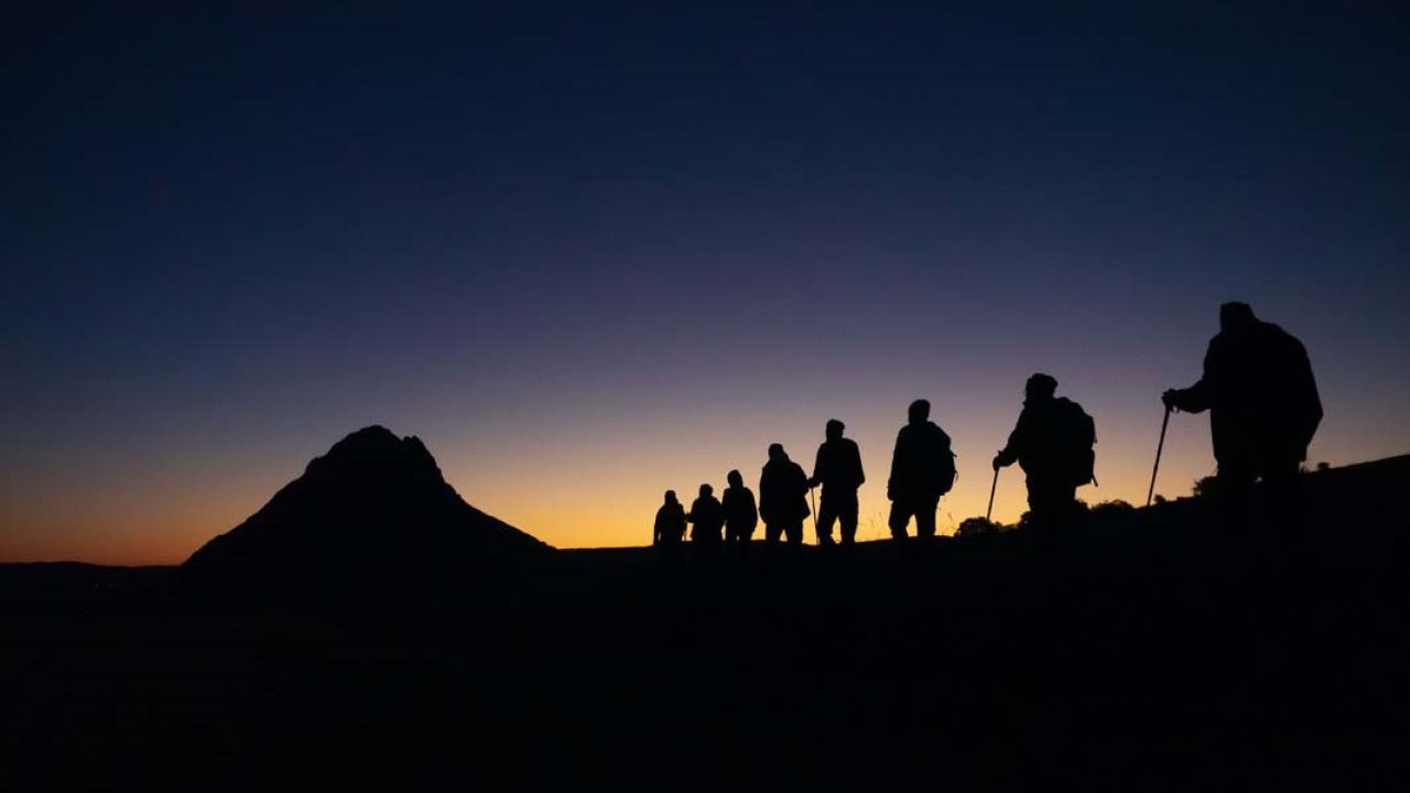 Hitit yolunda gençlik yürüyüşü