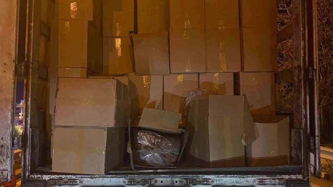 Ankara’da 11 ton kaçak tütün ele geçirildi