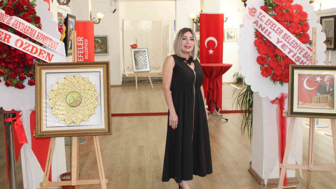 Üç boyutlu sanatın ışıltısı Efeler’de sergilendi